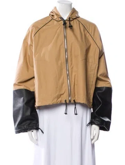 Pre-owned Loewe Colorblock Pattern Jacket In Neutrals
