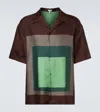 Loewe Albers Bowling Shirt Shirts Multicolor In Brown