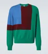 Loewe Colorblocked Wool Sweater In Multi