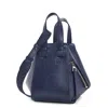 Loewe Compact Hammock Bag - Abyss Blue In Blue