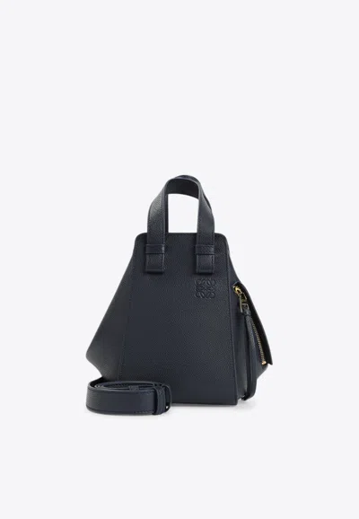 Loewe Womens Black Hammock Small Leather Shoulder Bag