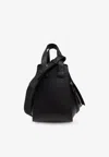 Loewe Compact Hammock Leather Crossbody Bag In Black