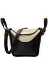Loewe Compact Hammock Leather Hobo Bag In Black