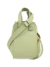 Loewe Women Hammock Compact Leather Shoulder Bag In Green