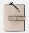 Loewe Compact Leather Wallet In Brown