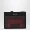 Loewe X Albers Compact Bifold Wallet In Nappa Leather In Black