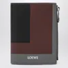 Loewe Colour-block Zip Wallet In Gray