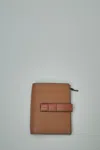 Loewe Compact Zip Wallet In Brown