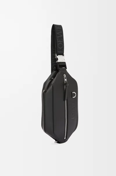 Loewe Convertible Sling In Classic Leather Skin For Man In Black