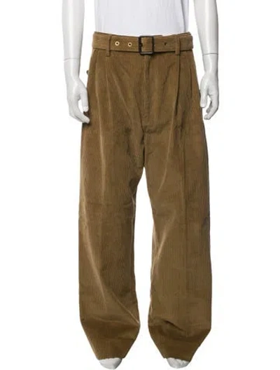 Pre-owned Loewe Corduroy Pants In Brown