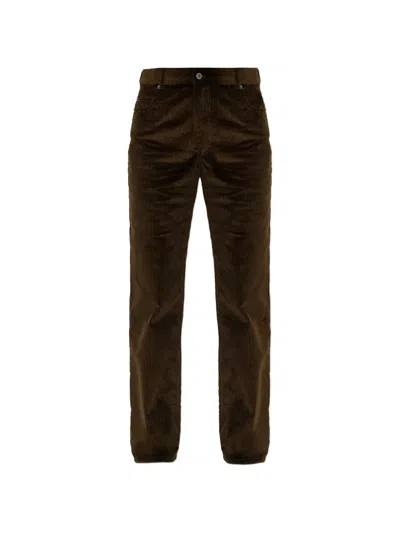 Loewe Corduroy Trousers In Brown