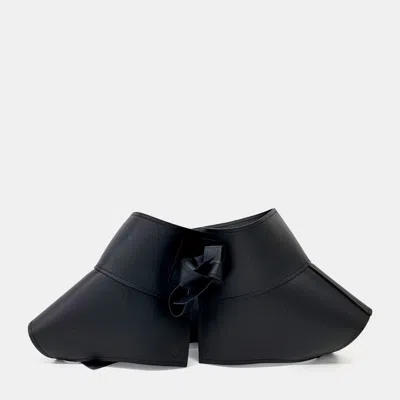 Pre-owned Loewe Corset Belt In Black