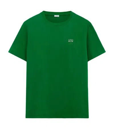 Loewe Cotton Anagram T-shirt In Green