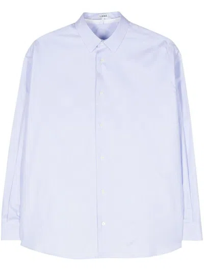 LOEWE LOEWE COTTON AND SILK BLEND SHIRT