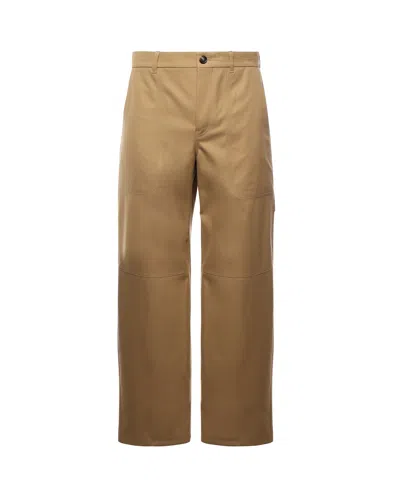 Loewe Cotton And Silk Cargo Pants
