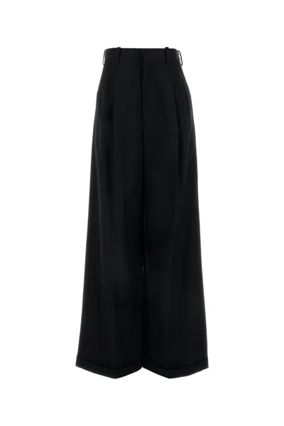 LOEWE COTTON AND SILK PANTS