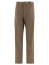 Loewe Trousers Made From Cotton And Silk In Brown
