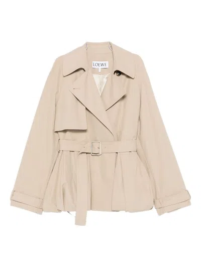 Loewe Cotton Baloon Jacket In Nude