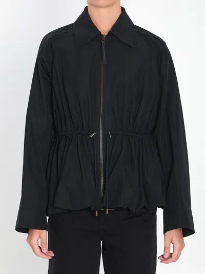 Loewe Cotton-blend Jacket In Black