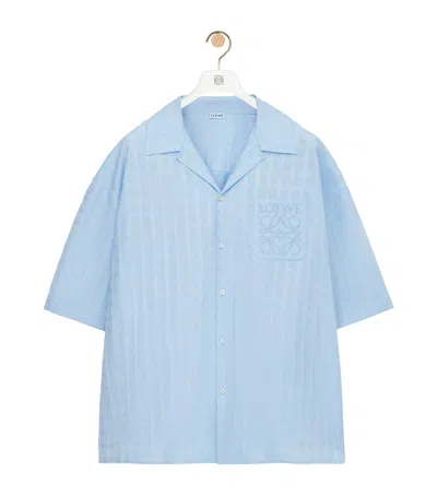 Loewe Cotton-blend Jacquard Anagram Shirt