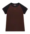 Loewe Small Fit T-shirt In Cotton Blend In Brown