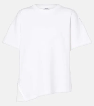 Loewe Cotton-blend T-shirt In White