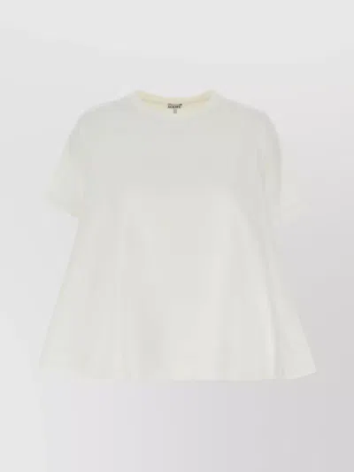 LOEWE COTTON BLEND T-SHIRT WITH ROUND NECK AND SHORT SLEEVES