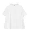 Loewe Women Anagram-embroidered Trapeze T-shirt In White