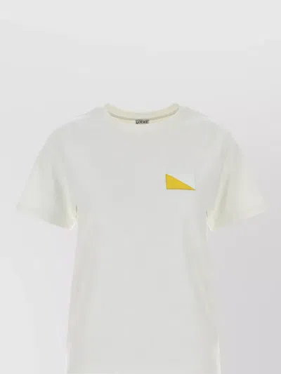 Loewe Cotton Blend T-shirt In White