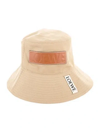 Pre-owned Loewe Cotton Boonie Hat In Neutrals