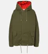 Loewe Cotton Canvas Vest And Jacket Set In Green