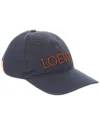 Loewe Cotton Cap In Blue