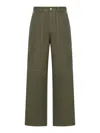 Loewe Cargo Trousers Utility Multiple Pockets In Green