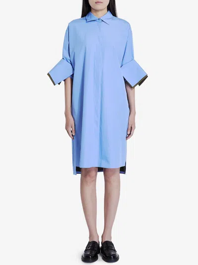 LOEWE LOEWE COTTON CHEMISIER DRESS