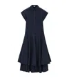 LOEWE LOEWE COTTON DOUBLE-LAYER MIDI DRESS