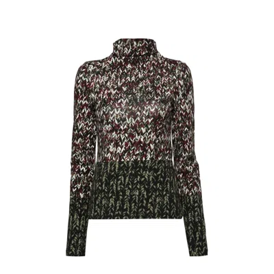 Loewe Cotton Long Sleeves T-shirt In Multicolour