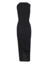 Loewe Women Cotton Midi Dress In Black