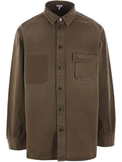 LOEWE LOEWE COTTON OVERSHIRT