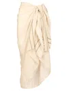 Loewe Cotton Pareo Skirts Beige