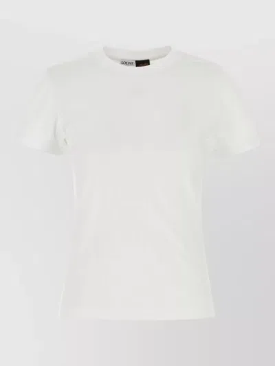 Loewe Cotton Paula Ibiza Short Sleeve T Shirt In White