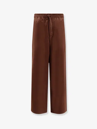Loewe Cotton Paula's Ibiza Trousers In Brown