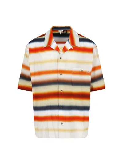 Loewe Cotton Poplin Shirt In Multi