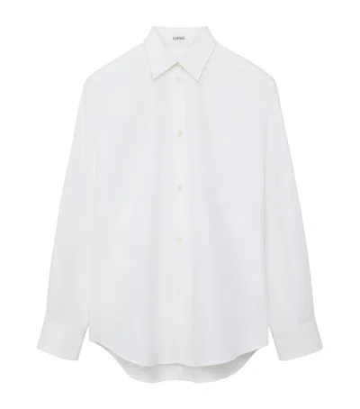 Loewe Cotton Relaxed Shirt In White