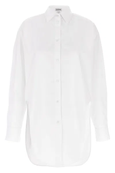 Loewe Cotton Shirt In White