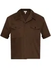 Loewe Short-sleeved Shirt In Brown