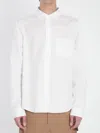 Loewe Embroidered Anagram Long-sleeved Shirt In White