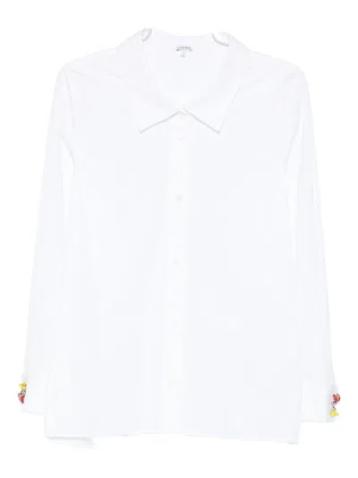Loewe Cotton Shirt In White
