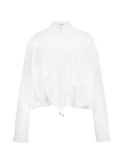 Loewe Cotton Shirt In White