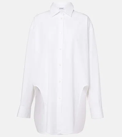 Loewe Cotton Shirt In White