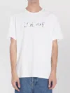 Loewe Logo-embroidered Cotton-jersey T-shirt In White